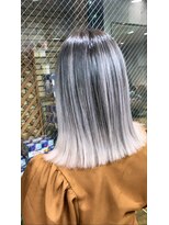 ラフ 難波店(LAFF)&nbsp;#黒髪#ボブルフ#ネビージュ#小顔#ワンレン