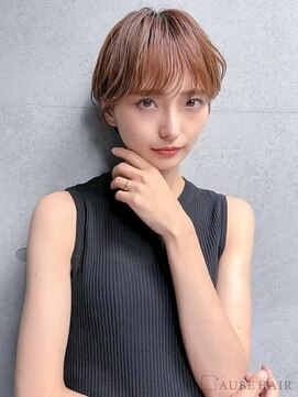 オーブ ヘアー ヴォーグ 京都3号店(AUBE HAIR vogue) 20代・30代_小顔丸みショート