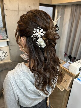 ラグズ 茅ヶ崎(LAGUZ) 【ヘアセット】  ハーフアレンジ