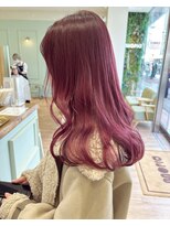 モリオフロムロンドン 大宮店(morio from London)&nbsp;【morio坪井】ケアブリーチ ×ベリーピンク