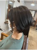 大人ショートボブ