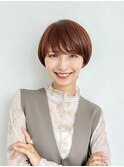 30代40代50代耳かけショート前髪なしハンサムショートカット