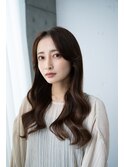 20代30代大人かわいいナチュラル暗髪ゆるめパーマヘア