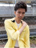 アッシュブラック/束感モテる/刈り上げ/ツーブロック