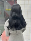 【girland】就活ブルーブラック 韓国風/レイヤーカット