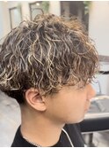 ワイルド波巻きパーマ