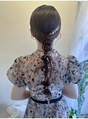 タイトポニーアレンジ