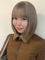 ナループロアボタン(Nalu pu loa BOTAN)&nbsp;ボブ/ミニボブ/ベージュカラー/ハイトーンカラー