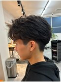 刈り上げセンターパート/フェザーショート/ビジネス/千葉駅/保立