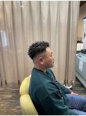 極道パーマホワイトメッシュ