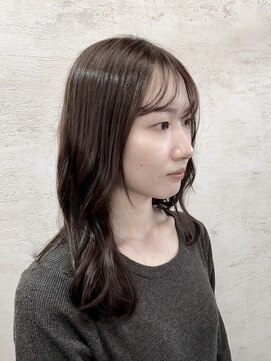 アンジェリカ(Angelica Total Beauty Lifestyle Design) グレーパールブラウンロングウェーブスタイル