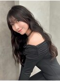 韓国ウェーブヘア前髪カットレイヤーカット髪質改善銀座