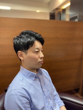 ケースタイル ヘアスタジオ 神保町店(K STYLE HAIR STUDIO) ツーブロック/アップバングショート/バーバースタイル/メンズ