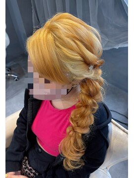 ヘアセット ナゴヤ ラビット(hair set NAGOYA RABBIT) サイドあみおろし