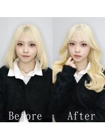 あるじゃんすー 千葉店 ホワイトブロンド#シールエクステ#韓国#フェミニンロング#千葉