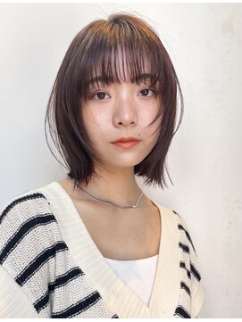 ガーデンヨコハマ(GARDEN YOKOHAMA) 顔まわりレイヤー ワインレッド 夏