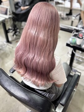 ゲームバイアランスミシー 心斎橋(GAME by Alan Smithee) 【Nagi】ピンクベージュ/艶髪ハイトーン