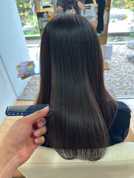 サクラ ビューティー ガーデン(SAKURA Beauty garden) 髪質改善カラー/ショコラグレージュ/うるツヤロング