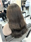 セミロング/ロング/オリーブ/アッシュ/グレー/20代/30代/40代