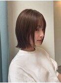 切りっぱなしボブ