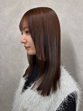 テネール(TENELE) 切りっぱなし”艶”ミディアムレイヤー