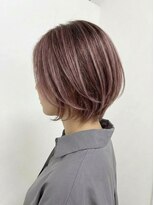 アッシュ 十日市場店(Ash) 白髪ぼかし /ショートボブ / モーブ系カラー