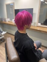 美容室エルカミノ&nbsp;ウルフ×ピンク