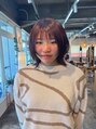 ファンファンバイルー 岐阜(fan fun by Rooo) レッドブラウンカラーとくびれボブ顔まわりにこだわってます