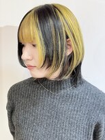 モリオフロムロンドン 原宿本店(morio from London) 【morio原宿】顔まわりレイヤーデザインカラー