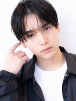 オースティン 登戸向ケ丘遊園(AUSTIN)&nbsp;無造作ヘア／黒髪／ソフトツーブロック／センターパート