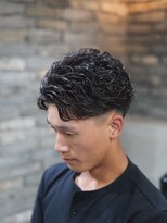 ヴェルゴ 高松店(vellgo)&nbsp;ラウンドマッシュ波巻きパーマローフェード