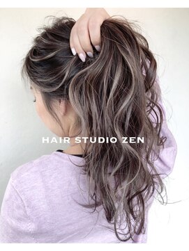 ヘアースタジオゼン アドバンス(hair studio Zen advance) 外国人風ハイライト