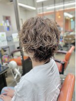 ベルクープス 天王寺店(Belle Coupes)&nbsp;【BelleCoupes】平田澄香 ハイライト×伸ばしかけショートパーマ