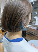 インナーカラー ターコイズ