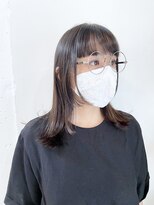 カゼ ダイカンヤマ Kaze DAIKANYAMA&nbsp;20代30代40代毛先ぱっつんの大人セミロング