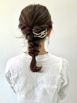 フォーク FOLK 【FOLK】カジュアルアレンジ☆似合わせ簡単編み下ろし♪