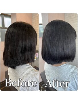 サウンドブイ(sound V) ショート×縮毛矯正