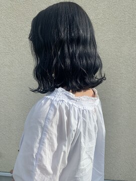 マヤ 敷島店(MYA) 波巻きブルーブラック