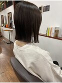 切りっぱなしボブ