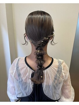 シェリ(Cheri) 編みおろしアレンジ