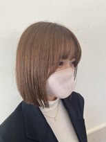 ボアップ(boappu)&nbsp;#ブラウンカラー#ショートヘア#髪質改善