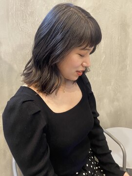 ワッツユアヘアストーリー(What’s your hair story) ダブルカラー/グレージュ/パープルシルバー/ブリーチあり