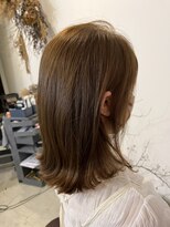 レポヘアー(Repos hair)&nbsp;大人美人艶感シースルーバングくせ毛風カールこなれミディ