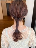 ヘアアレンジお客様スタイル