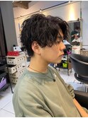 メンズカット/メンズウルフ/ツイストスパイラルパーマ