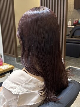 アトリエコア(Atelier Coa) ミルクティーベージュカラーくびれヘアグレージュカラー韓国