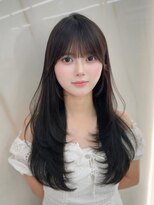 コア 銀座(COA) 小顔レイヤー　前髪顔周り　髪質改善縮毛