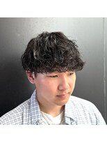 ランディ(RANDY)&nbsp;メンズ 波巻きスパイラル 黒髪 【RANDY】