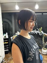 ア セカンド 清藤美容室第弐號(a sekand)&nbsp;アゴラインのボブスタイル