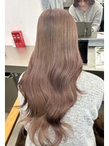 グリードヘアー(greed hair)&nbsp;ピンク ミルクティーベージュ